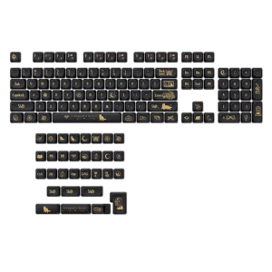 Time's End MOA Keycaps, Dye-Sub PBT, 131 Keys, for Magnetic Axis DIY Mechanical Keyboard