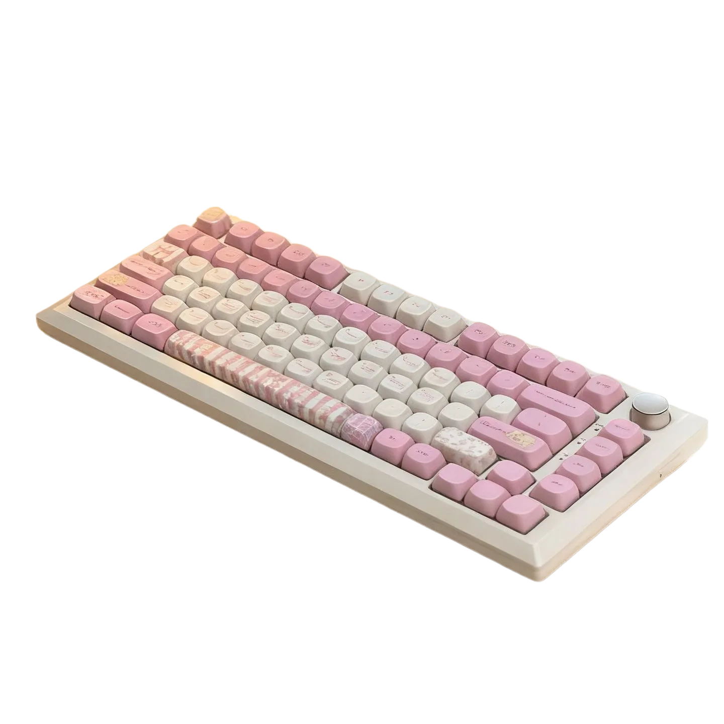 Lily Lop-Eared Rabbit MOA Sublimation 108 Keys PBT Keycap for 98/75/68 Layout