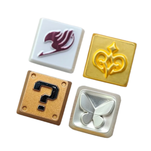 Custom Zinc Alloy Metal Keycaps Anime Peripheral Mechanical Keyboard