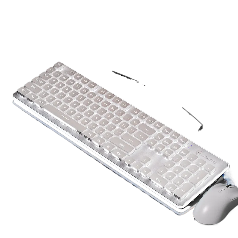 Wired/Wireless Silent Mechanical Feel Keyboard – Gaming & Office