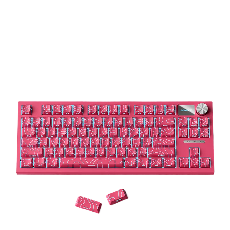 Hot Swappable Wireless Bluetooth Mechanical Keyboard – RGB, 84 Keys