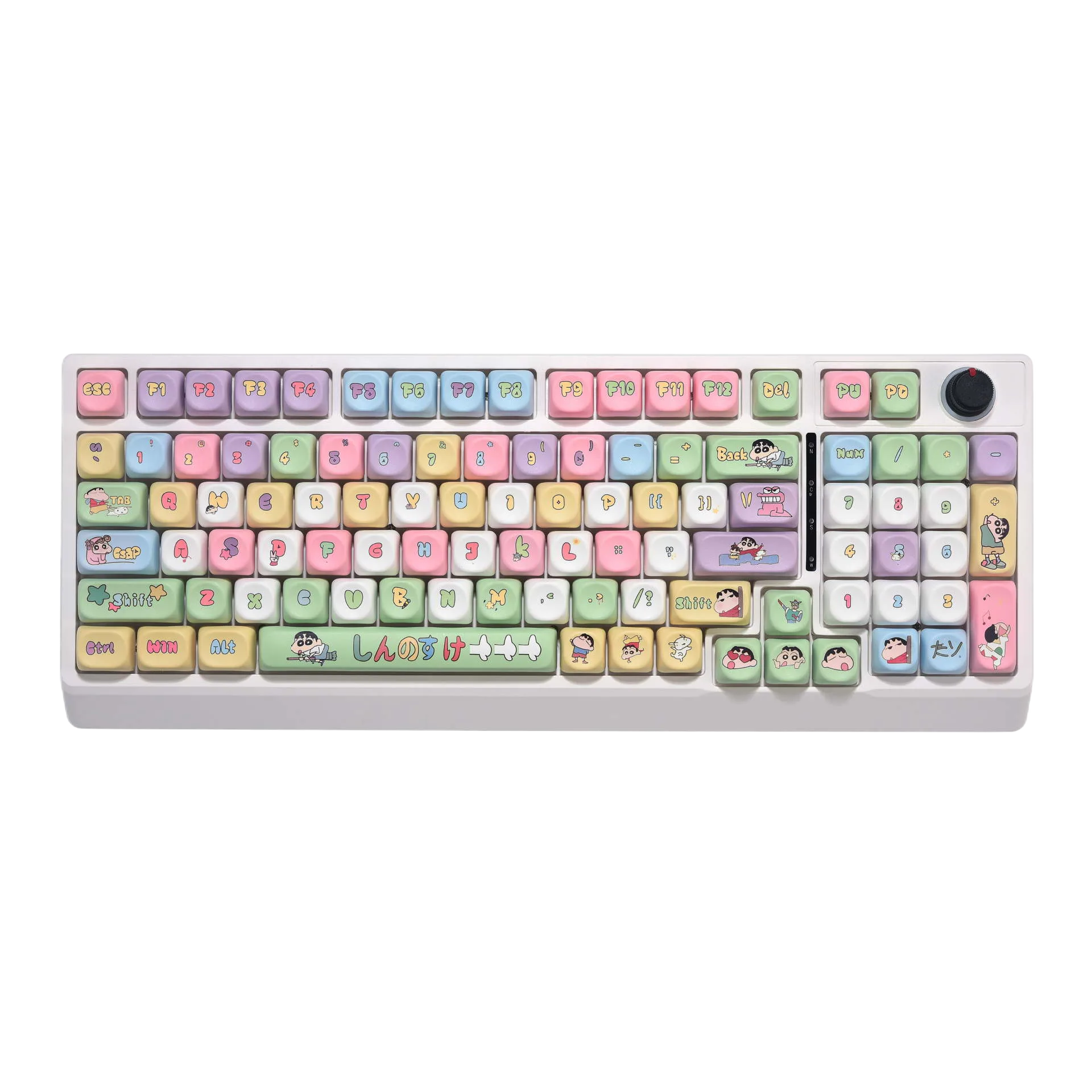 Crayon Shin-chan MOA Profile Wired Gaming Keyboard Custom Keycaps