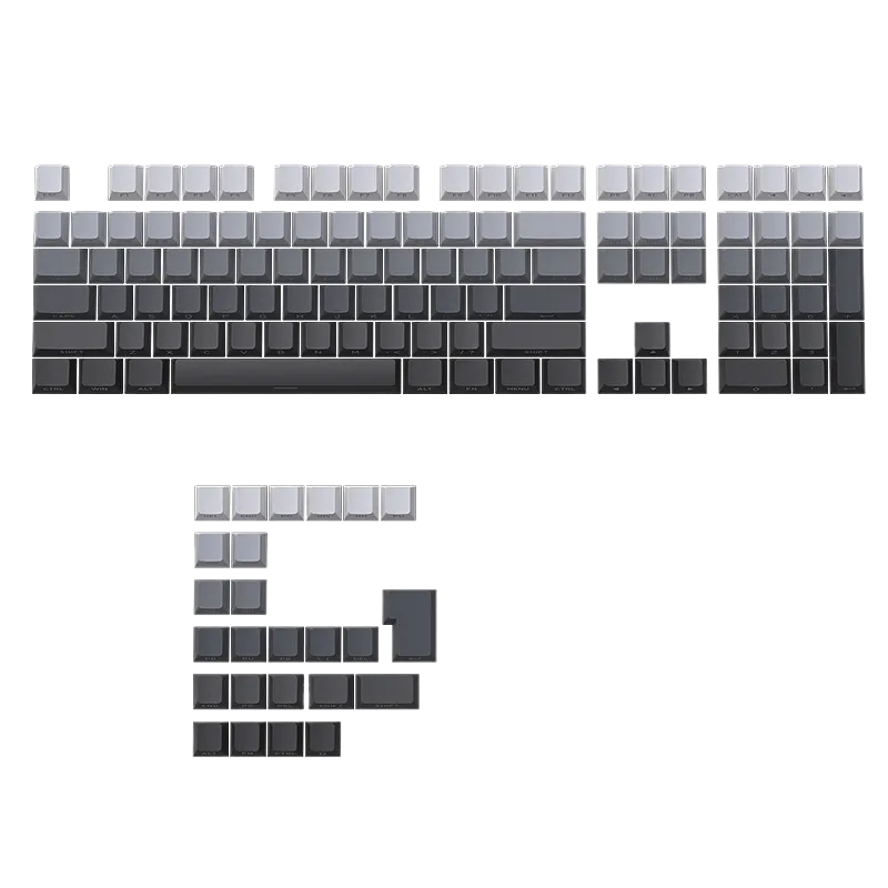 Keycaps – 133 Keys PBT Doubleshot Side-Engraved Keycap Set