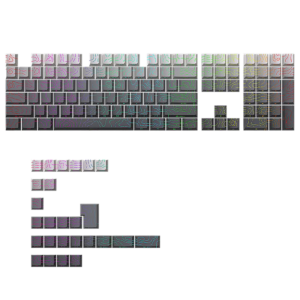 Contour 4.0 Keycaps, OEM Profile, 130 Keys, Doubleshot, Cracked Glow