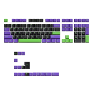 Black PBT Keycap Set, 126 Keys, Cherry Profile