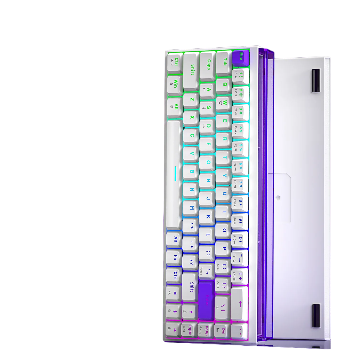 allwinOEM/ODM Key68 Wired Mechanical Keyboard, Hot-Swappable, RGB Backlit