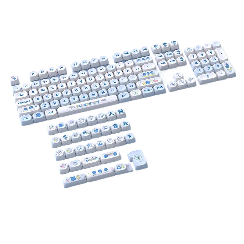 Milkshake Keycaps MOA Profile PBT Dye-Sub 135 Keys