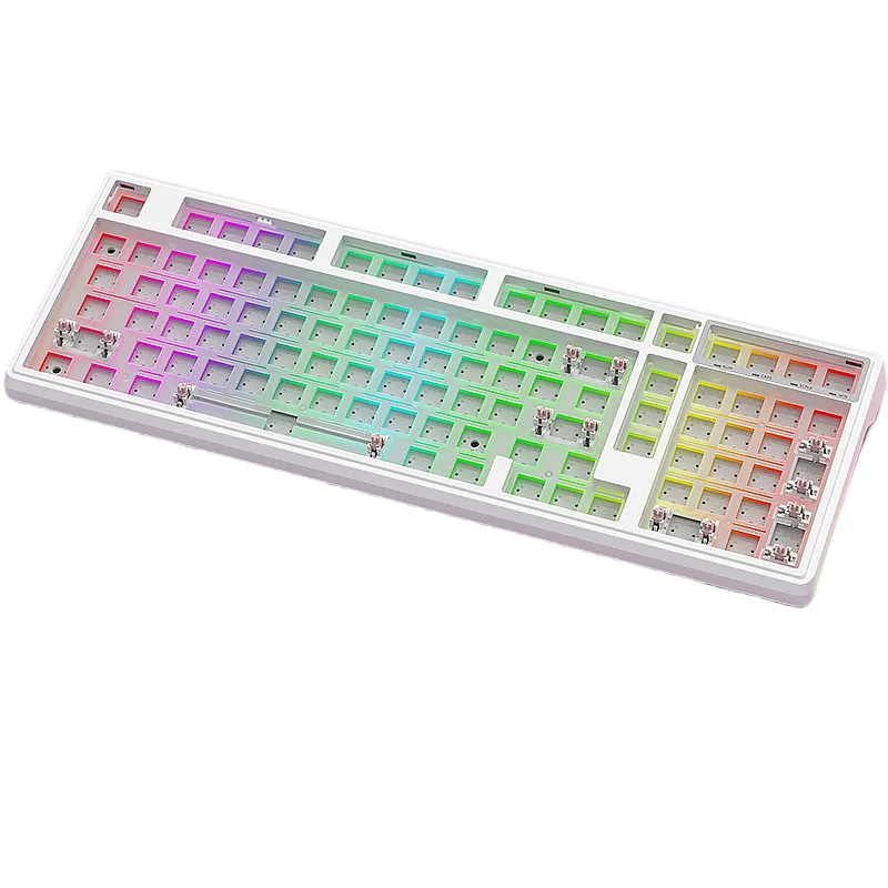 Mechanical Keyboard Kit, Wired/Wireless/Bluetooth, RGB, 96-100 Keys