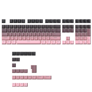 Strawberry PBT Keycaps, Full Set 134 Keys, Doubleshot OEM Profile