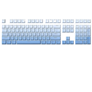 Sky Blue Doubleshot PBT 134 Keycap Set - OEM Profile