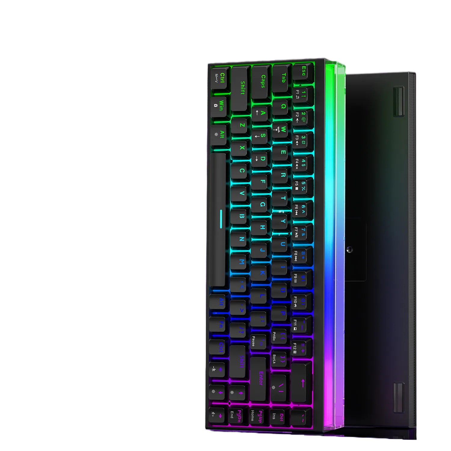 allwinOEM/ODM K68PRO Wired Mechanical Keyboard, Hot-Swappable, RGB Backlit