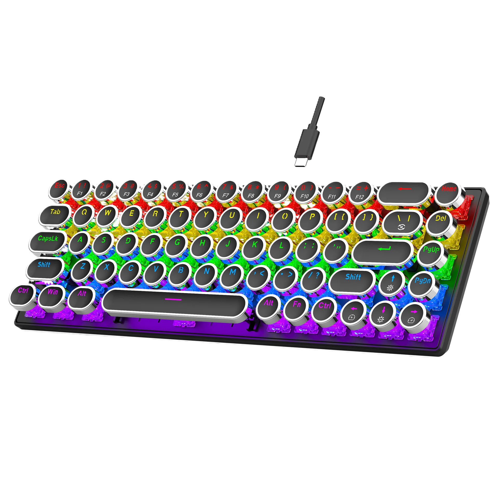 Wired Mechanical Keyboard – Punk Gaming, Compact