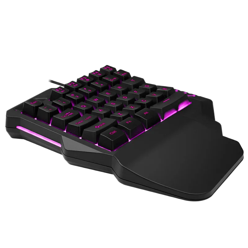 One-Handed RGB Mechanical Gaming Keyboard Set – Compact PC Laptop LOL PUBG Keyboard