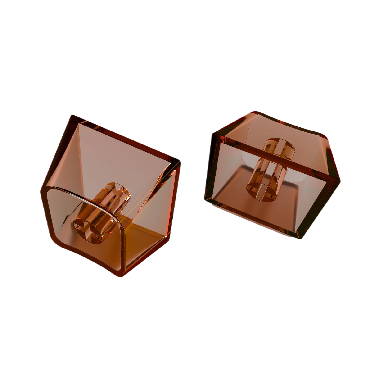 PC Transparent Keycaps, OEM Profile, DIY Mechanical Keyboard Keycap, Backlit