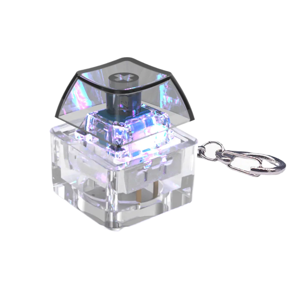 Fidget Spinner Keycap Tester Keychain – Mechanical Keyboard Switch Stress Relief