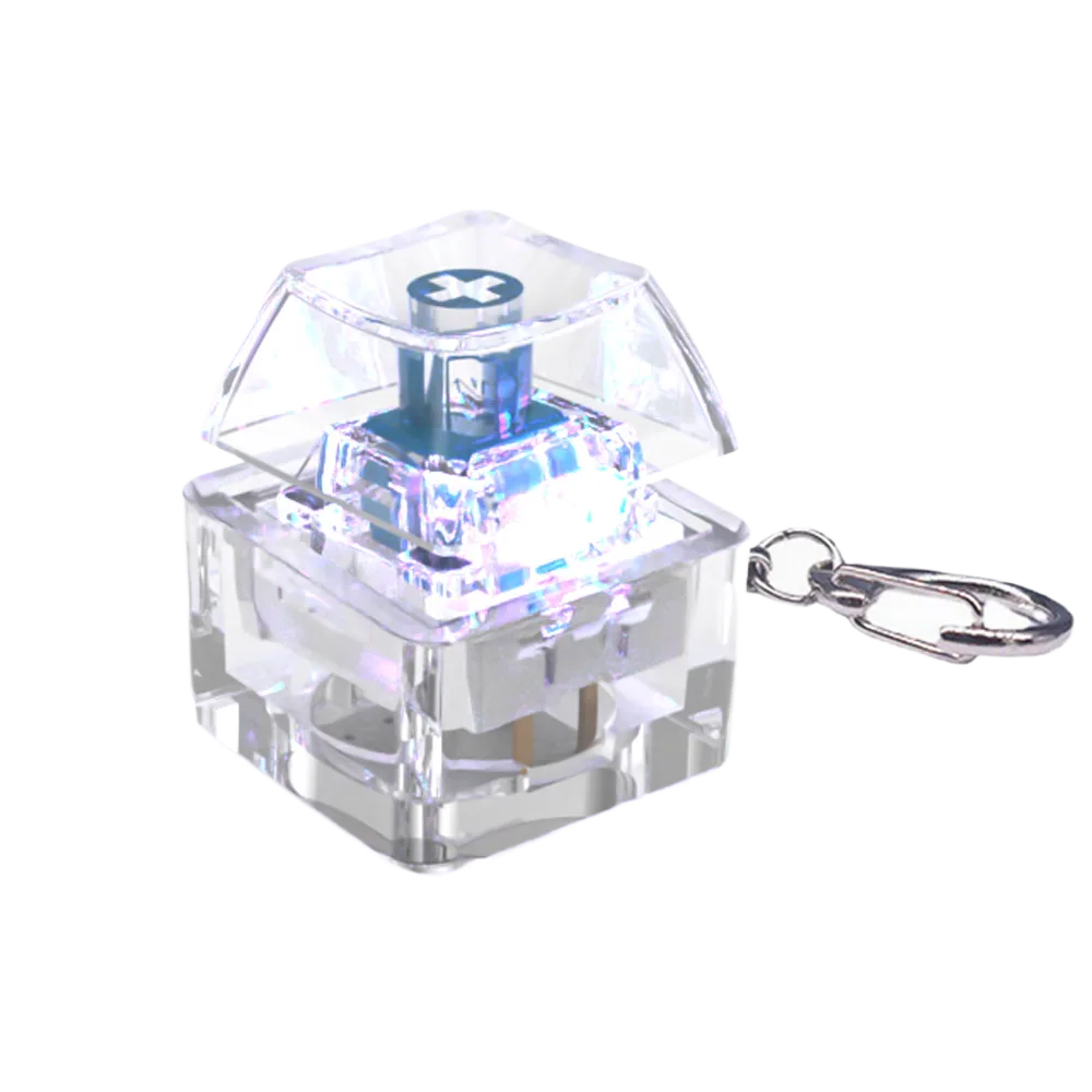 Fidget Spinner Keycap Tester Keychain – Mechanical Keyboard Switch Stress Relief