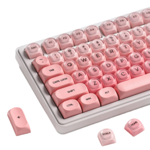 Jelly Cloud Pink Full Set PBT Keycaps for Mechanical Keyboard