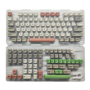 Retro XDA Profile PBT Keycaps - Japanese Korean Russian Thai - 128 Keys