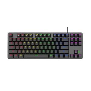 Mechanical Blue Switch Wired Keyboard - 87 Keys, Gaming & Office