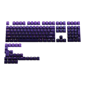 Aurora Gradient PBT Side-Engraved Keycap Set, 134 Keys