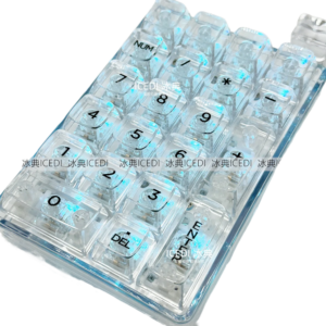 Crystal Clear Keycaps - Universal Mechanical Keyboard Set