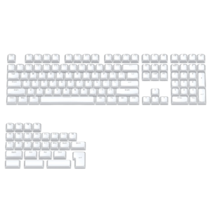 Crystal Magic Wave Doubleshot Side Print Keycaps - 136 Keys