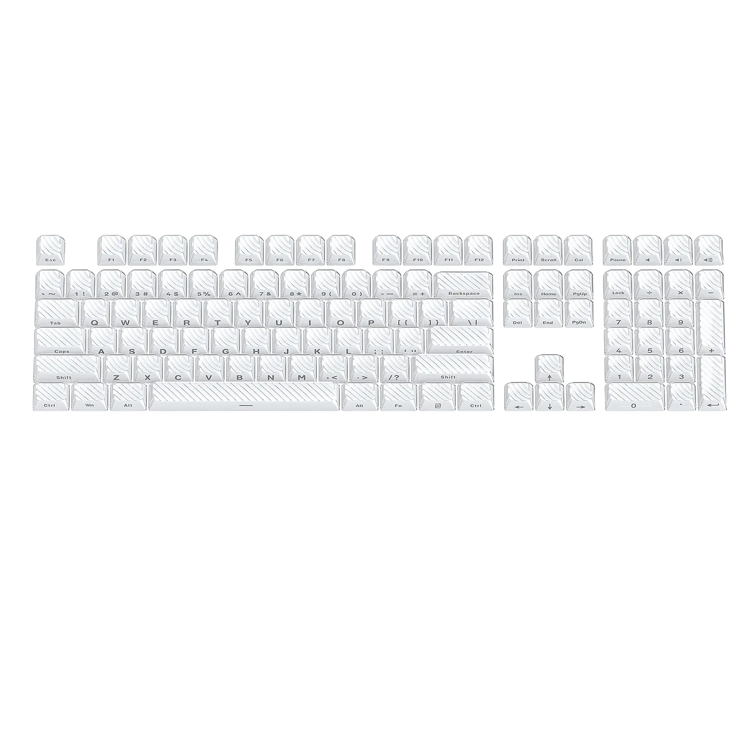 Crystal Magic Wave Doubleshot Side Print Keycaps – 136 Keys