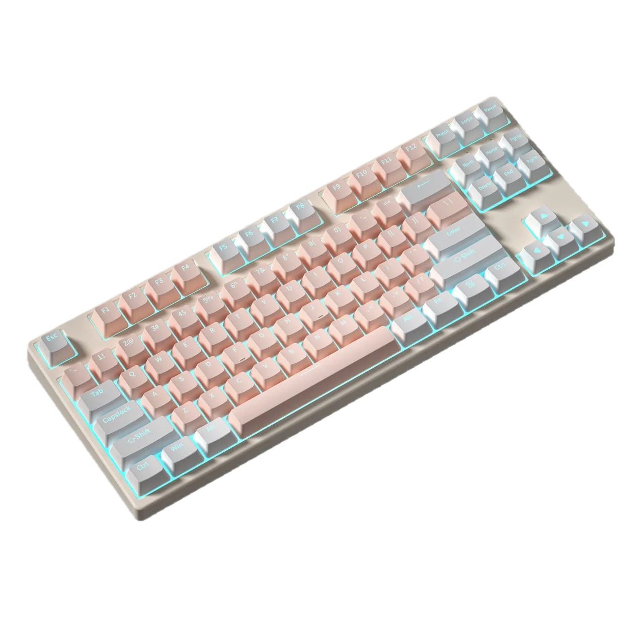 Wired/Wireless 87-Key RGB Mechanical Gaming Keyboard