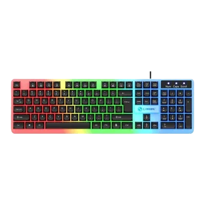 Wired USB Gaming Keyboard – Mechanical Feel, Backlit
