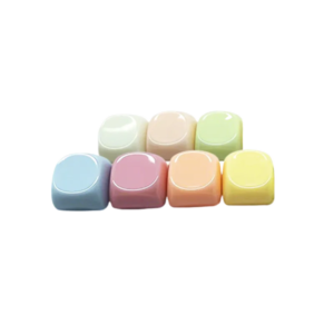 MOO Jade Style Keycap - Macaron Color Mirror Smooth Custom Mechanical Keyboard DIY