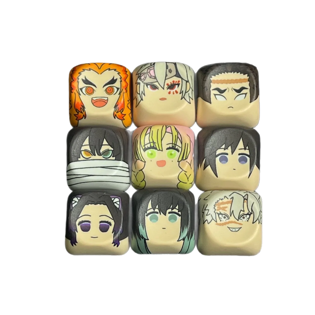 Custom Five-Sided Dye-Sub PBT Keycap Set Anime Design for Mechanical Keyboard DIY
