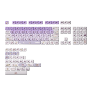 Purple Rabbit MOA PBT Dye Sub Keycaps 61/68/84/87/96/98/100/104/108 Keys