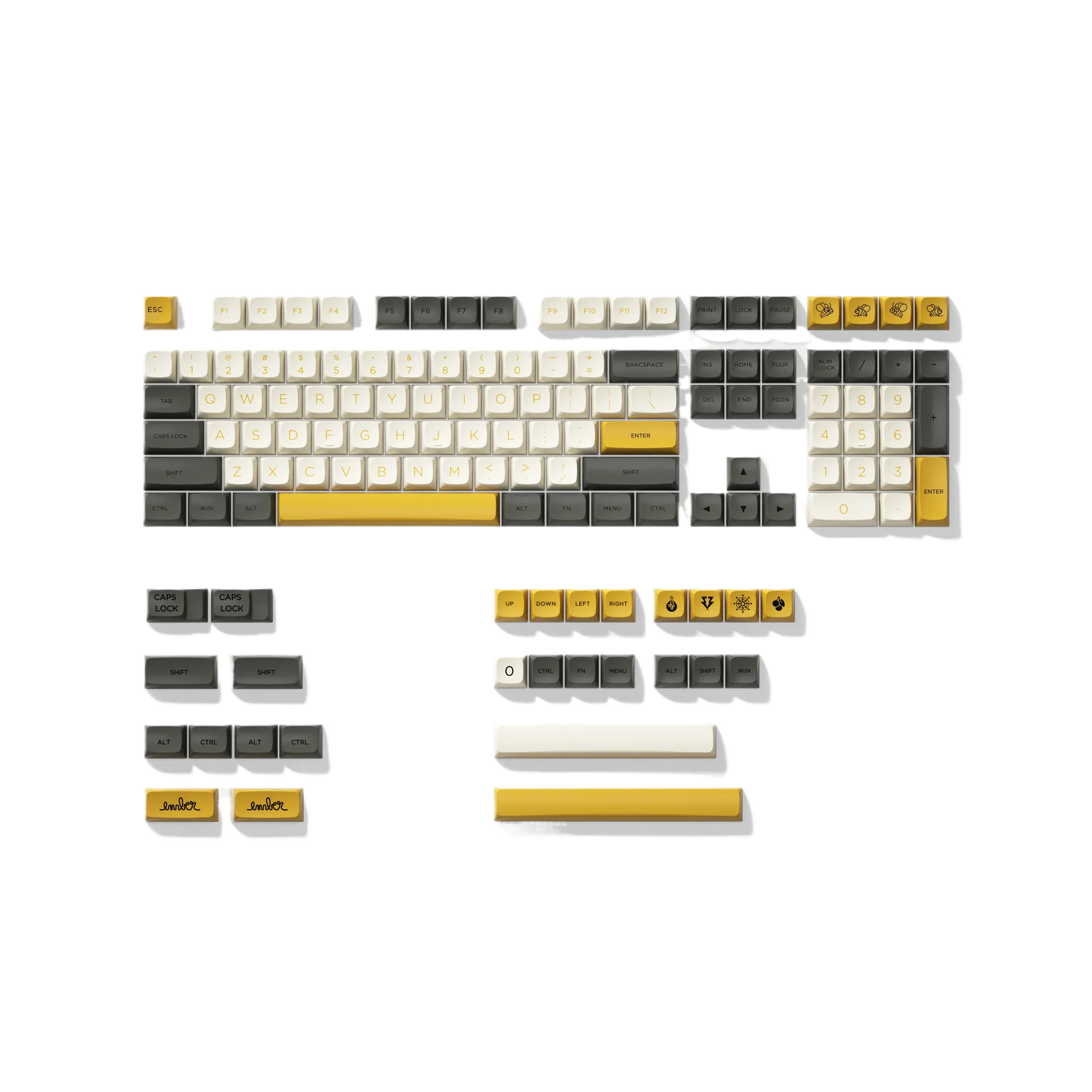 XDA Profile PBT Keycap Set – Matcha Green Custom Mechanical Keyboard