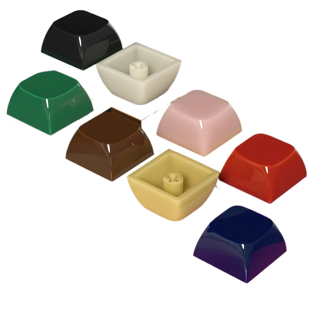 Jade PC XDA Keycaps, Mechanical Keyboard, Pudding, Translucent, DIY