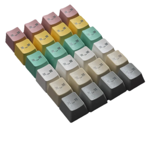 Smile Face Doubleshot ABS Keycap Set - OEM Profile