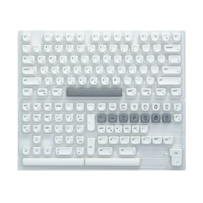MAC Keycap Retro Theme MOA/KOA Dye-Sub PBT Custom Mechanical Keyboard Keycaps 163 Keys