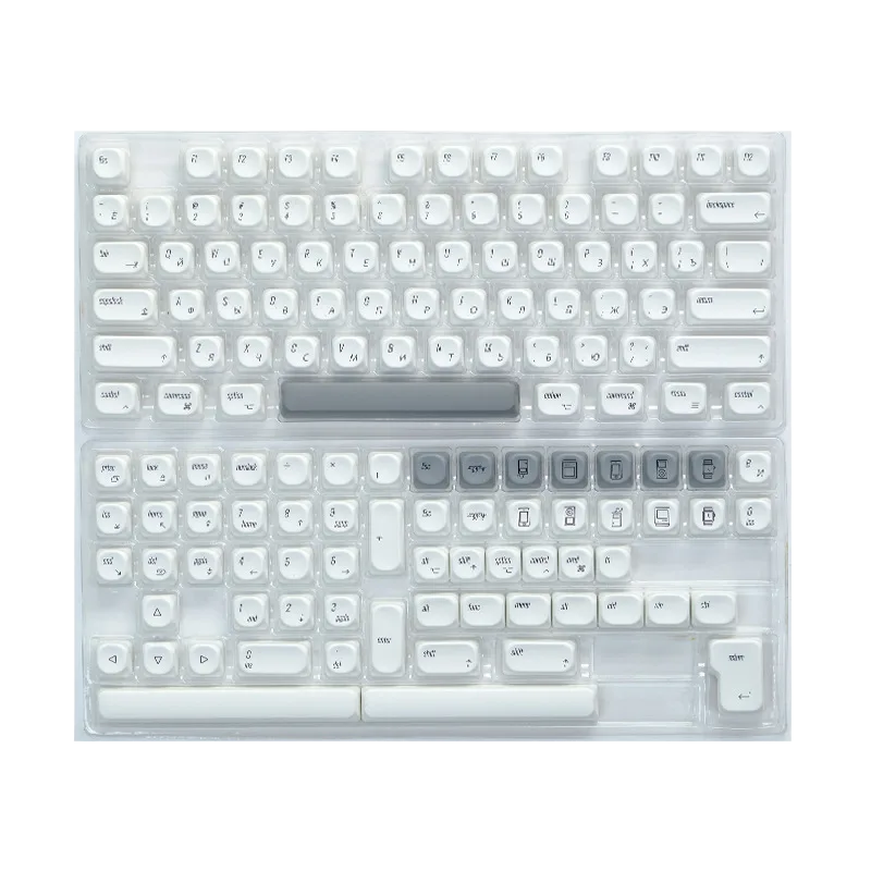 MAC Keycap Retro Theme MOA/KOA Dye-Sub PBT Custom Mechanical Keyboard Keycaps 163 Keys