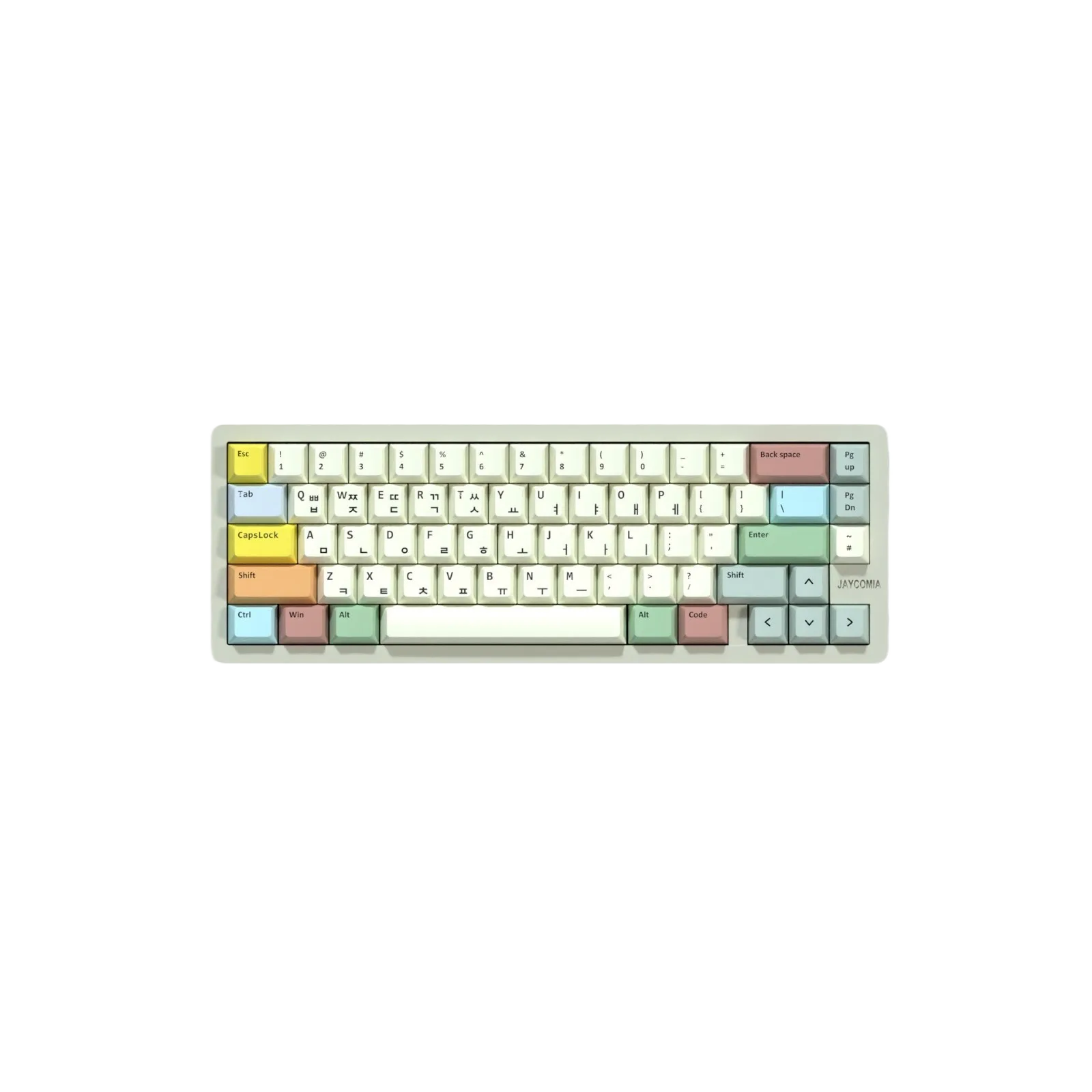 GMK Canvas Korean Sublimation Keycaps – 123 Keys, ANSI/ISO Layout