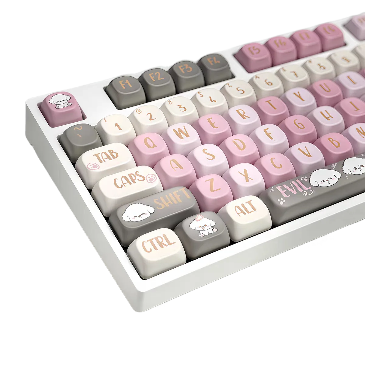 Evil Fleece MOA Dye-Sub 131 Keys Keycap Set – Mechanical Keyboard