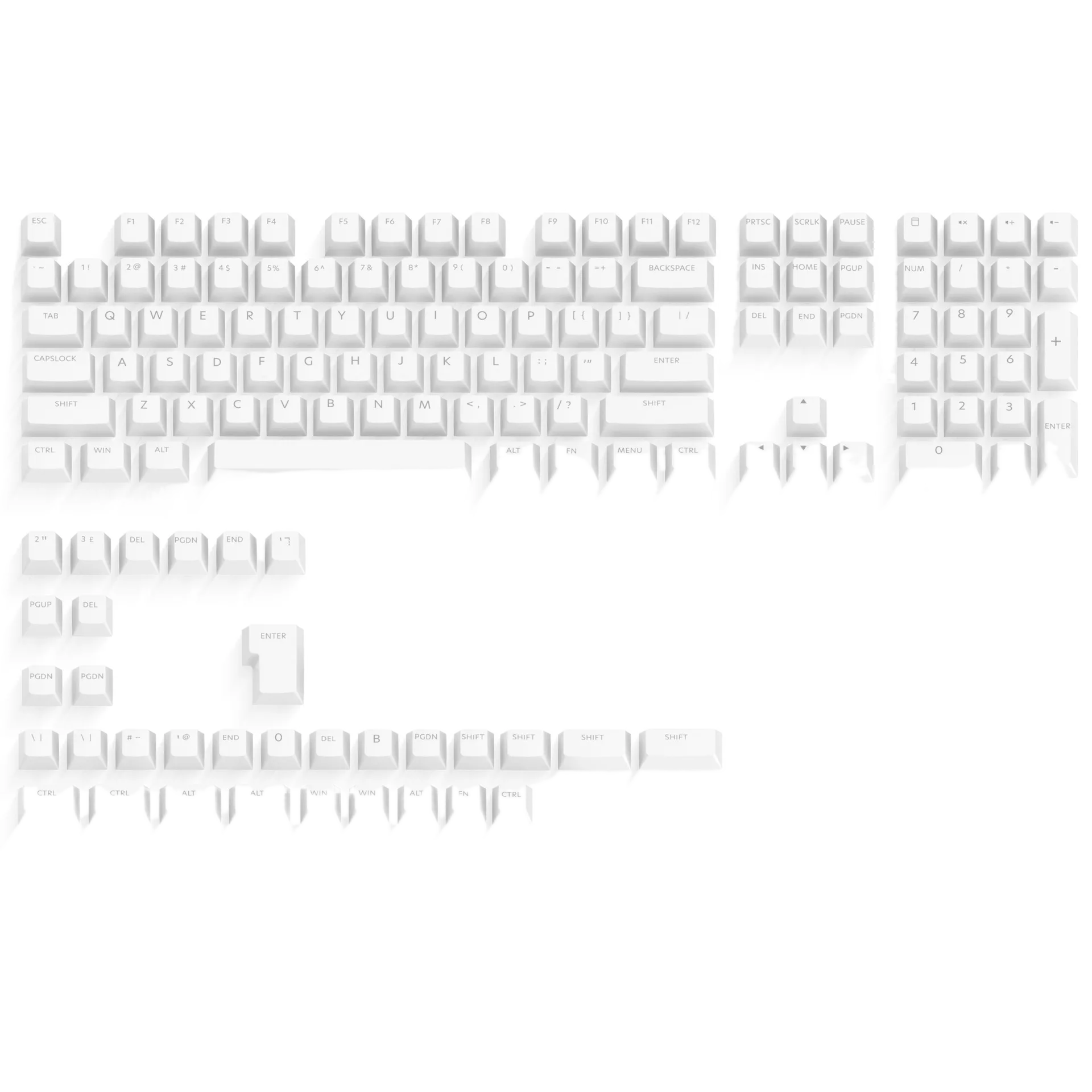 Side Print Backlit PBT Keycaps – Cherry Profile RGB Keyboard Keycaps