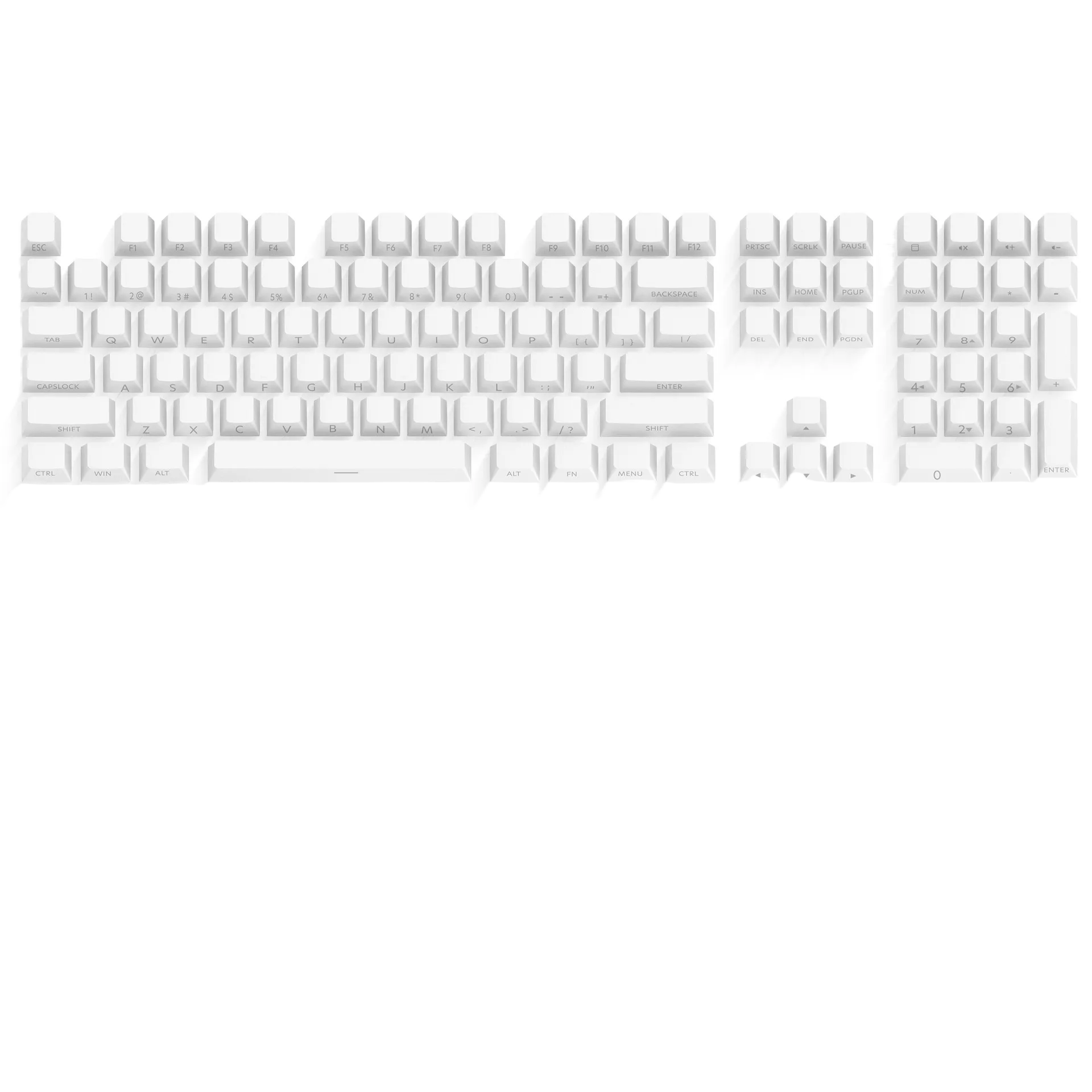 Side Print Backlit PBT Keycaps – Cherry Profile RGB Keyboard Keycaps