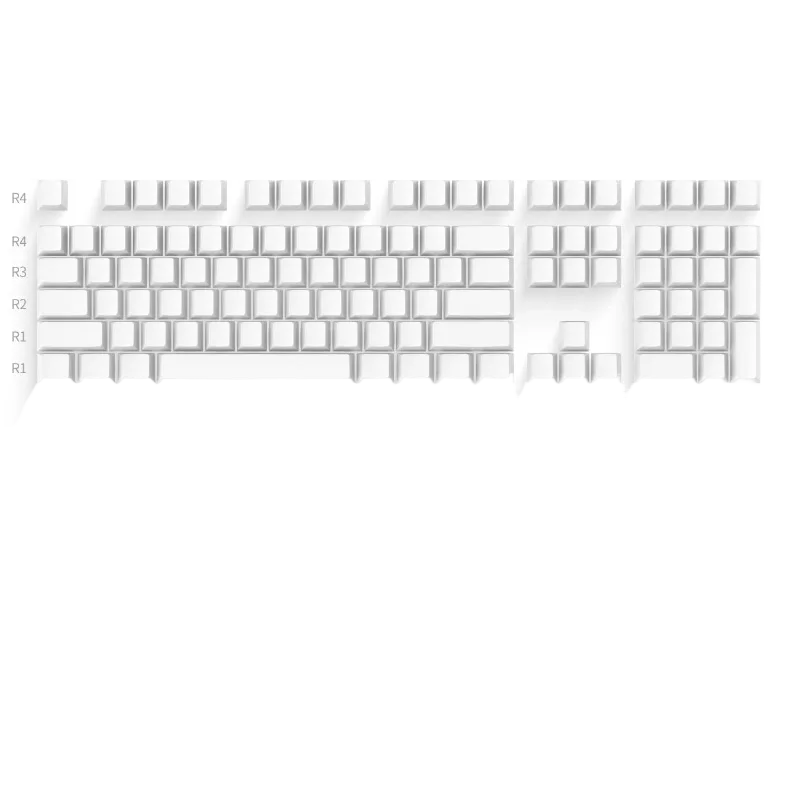 Side Print Backlit PBT Keycaps – Cherry Profile RGB Keyboard Keycaps