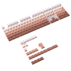 Gradient Ombre Side-Engraved 134 Keys OEM PBT Doubleshot Keycap Set