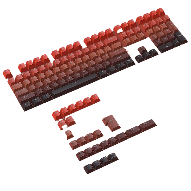 Gradient Shine-Through 134 Key PBT Doubleshot OEM Profile Keycaps