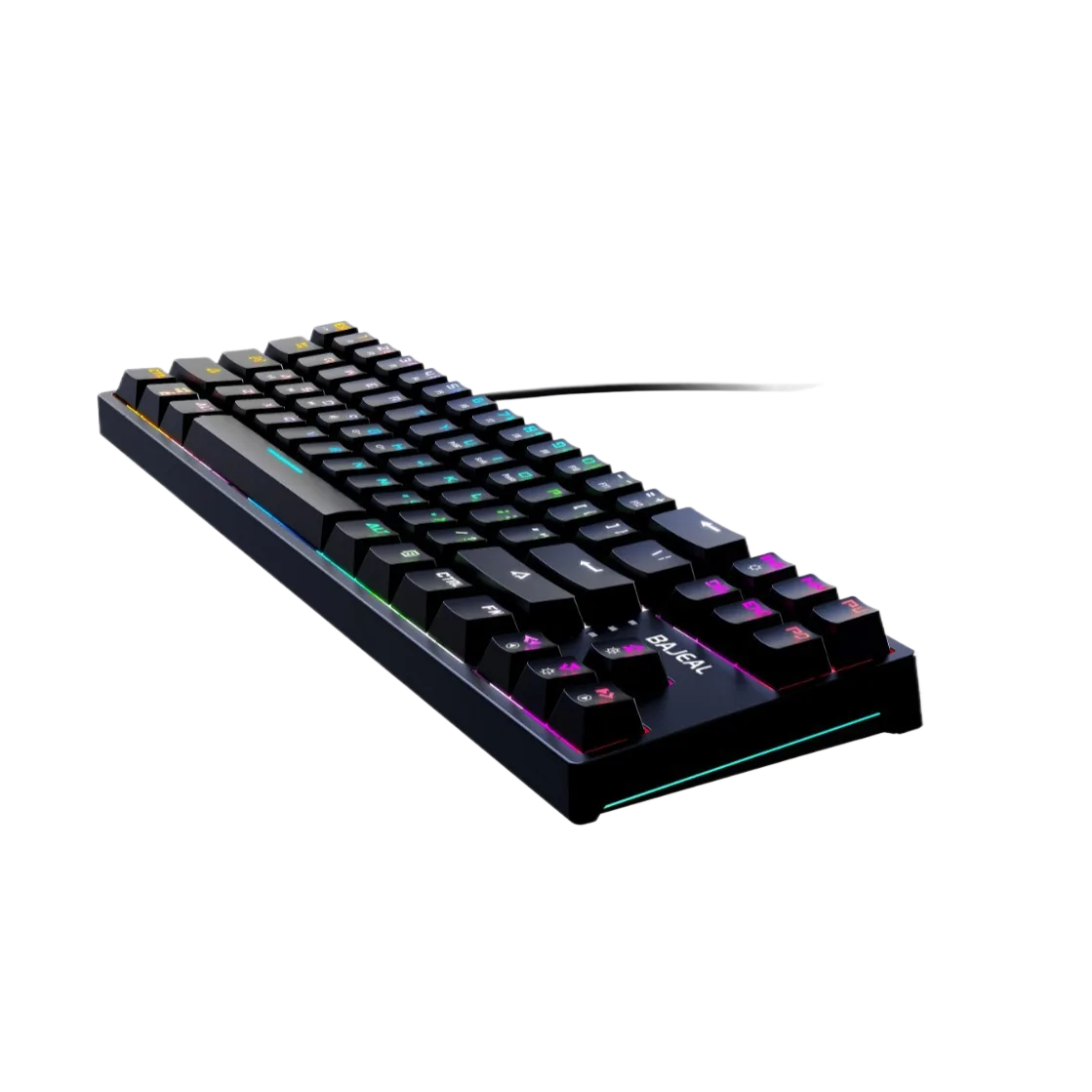 71-Key Mechanical Keyboard, Wired, RGB Backlit, Portable