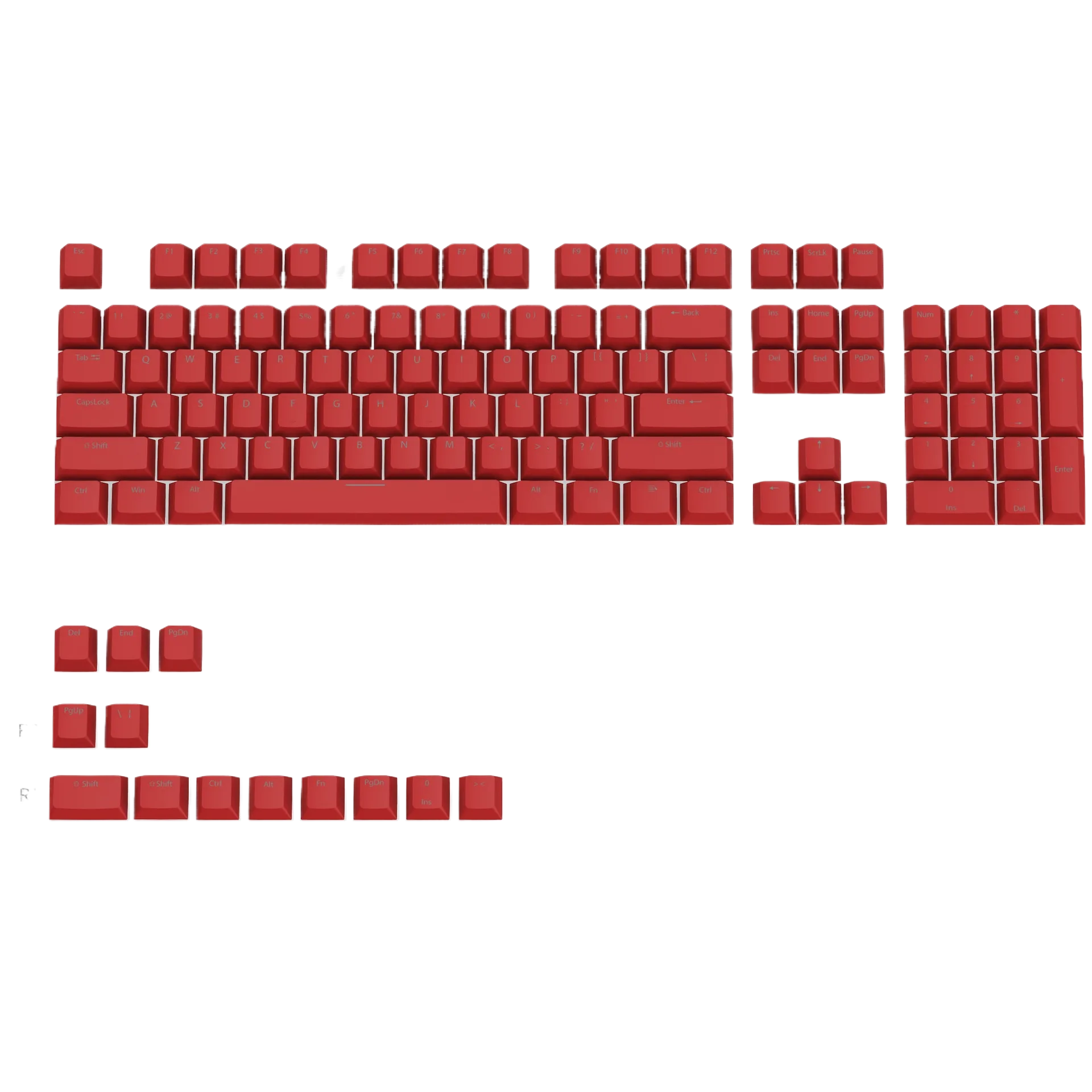 ABS Keycaps, Doubleshot Backlit, Cherry MX, 75/98/104 Layout – Pink & Blue