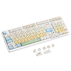 Yellow Small Eight Key Keycap PBT Dye-Sub MOA Profile for Mechanical Keyboard