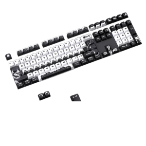 Night Cat PBT Keycaps - Dye-Sublimation OEM Profile 126 Keys
