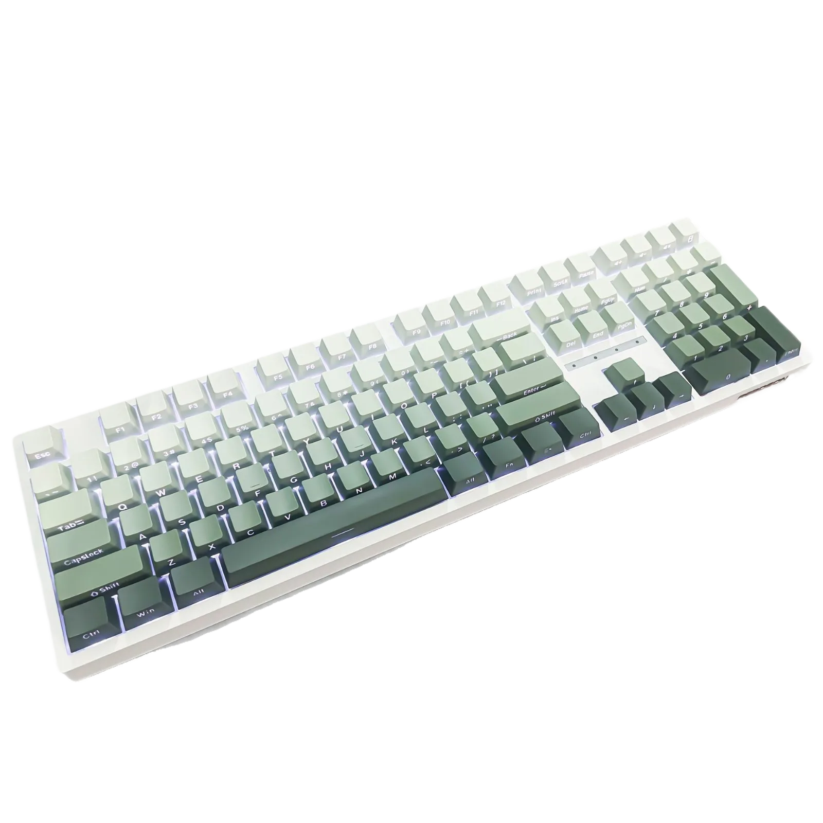 Gradient Side Engraved 134 Keys PBT Doubleshot Keycaps