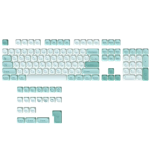 Mint Soda PBT Keycaps, Dye-Sub MOA Profile, 125 Keys